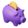 piggy-bank emoji 3d
