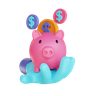 piggy-bank 3d illustration