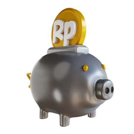 3 D Illustration Piggy Bank 3D Illustration