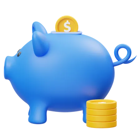 Piggy Bank  3D Icon