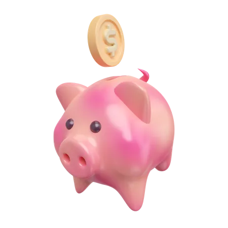 This Is Piggy Bank 3 D Render Illustration Icon High Resolution Png File Isolated On Transparent Background Available 3 D Model File Format Blend Fbx And Obj 3D Icon