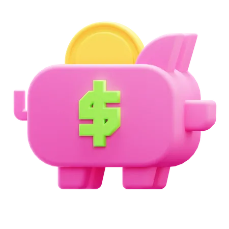 PIGGY BANK  3D Icon