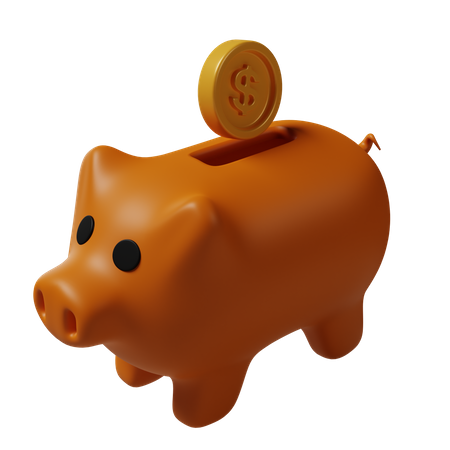 Piggy Bank  3D Icon