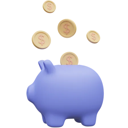 Piggy Bank  3D Icon