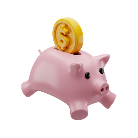 Piggy Bank  3D Icon