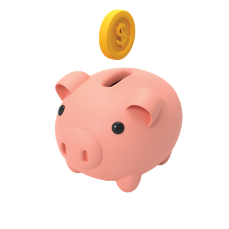 Piggy Bank  3D Icon