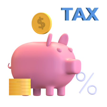 Piggy Bank With Coin  3D Icon