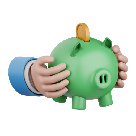 Piggy Savings  3D Icon