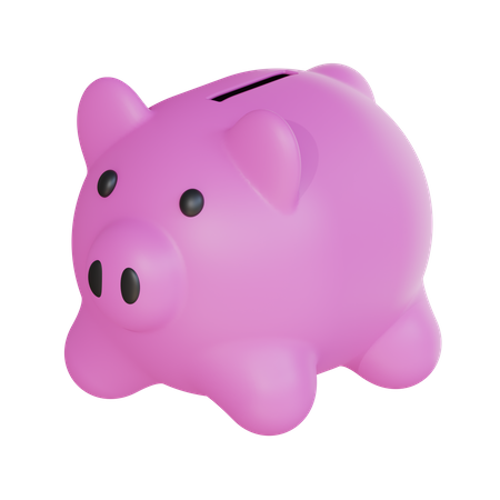 Piggy Savings  3D Illustration