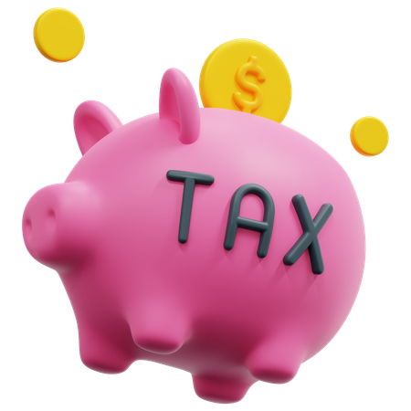 Taxe sur le cochon  3D Icon