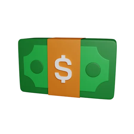 Pila de dinero  3D Icon