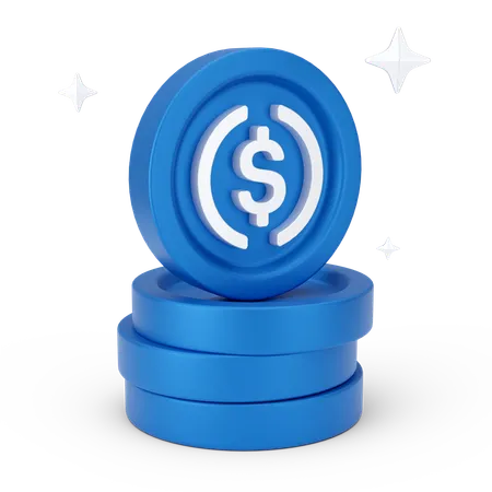 Pila de dinero  3D Icon