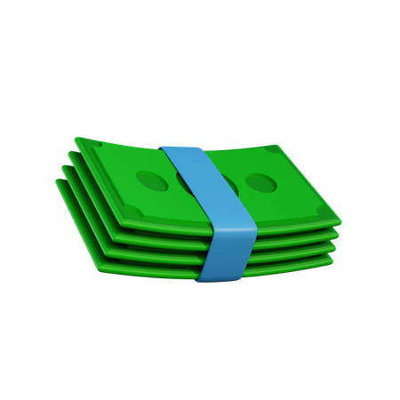 Pila de dinero  3D Icon