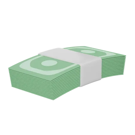 Pila de dinero  3D Icon