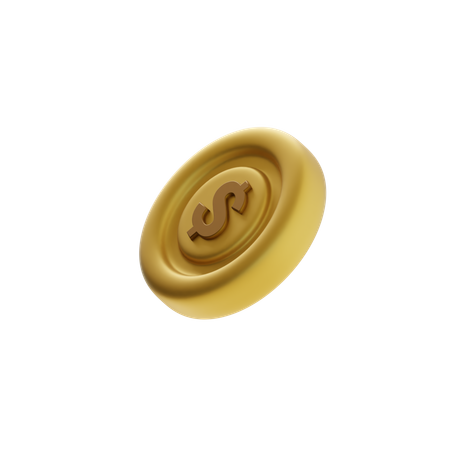 Pila de monedas  3D Icon