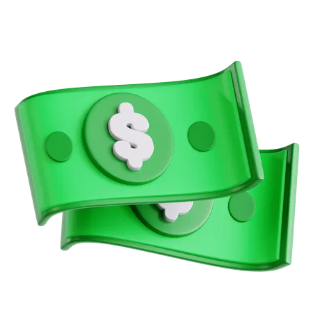 Pilas de dinero  3D Icon