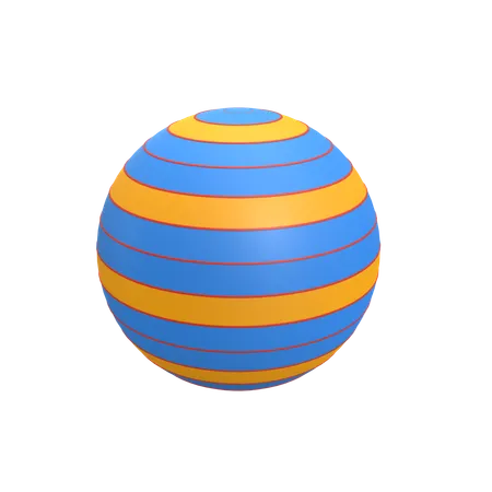 Pilates Ball  3D Icon