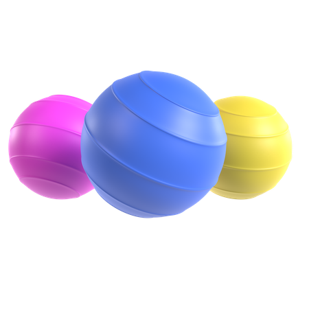 Pilates Ball  3D Icon