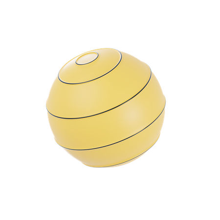 Ballon de pilates  3D Icon
