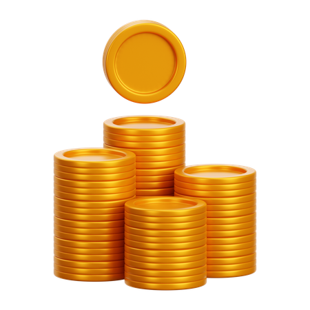 Pile d'argent  3D Icon