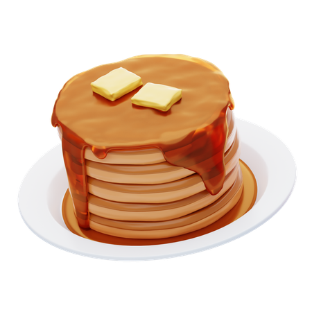 Pile de crêpes  3D Icon