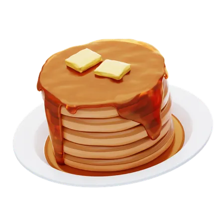 Pile de crêpes  3D Icon