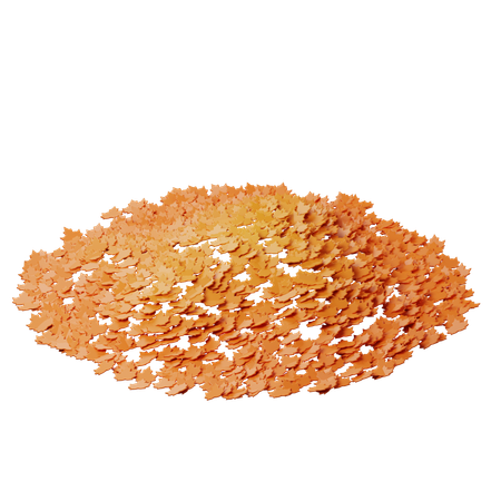 Pile de feuilles  3D Icon