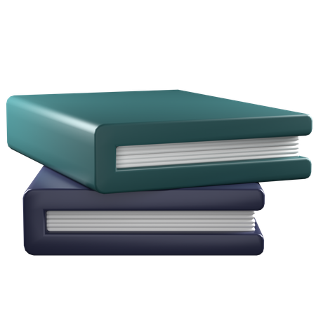 Pile de livres  3D Icon