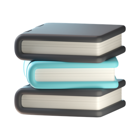 Pile de livres  3D Icon