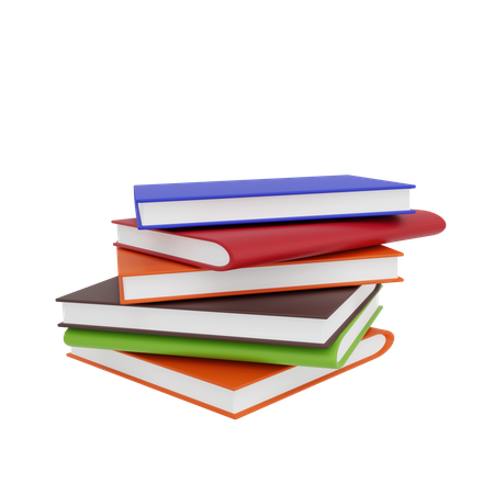 Pile de livres  3D Icon