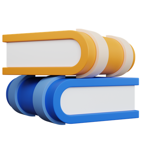 Pile de livres  3D Icon