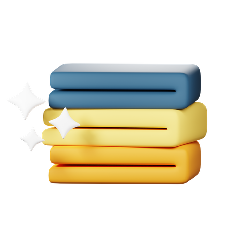 Pile de serviettes  3D Icon