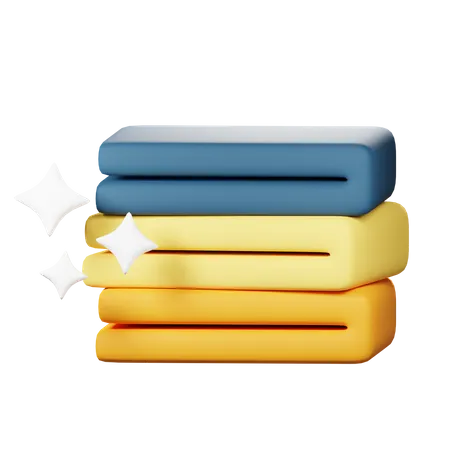 Pile de serviettes  3D Icon