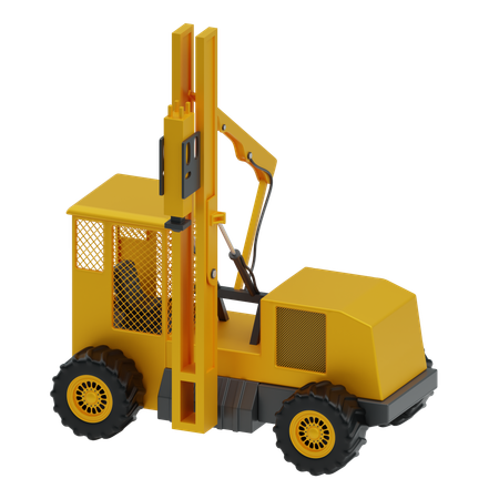 Pile Driver  3D Icon