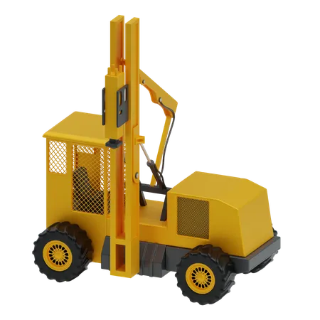 Pile Driver  3D Icon