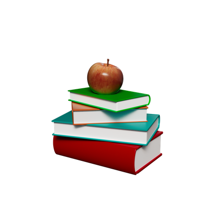 Pile Of Books  3D Icon