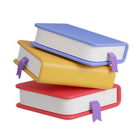 Pile Of Books  3D Icon