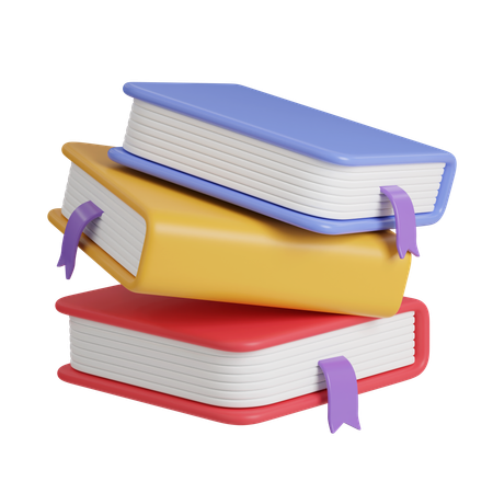 Pile Of Books  3D Icon