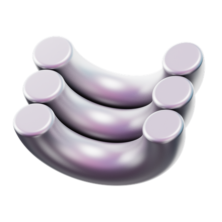 Pile Of Iron  3D Icon