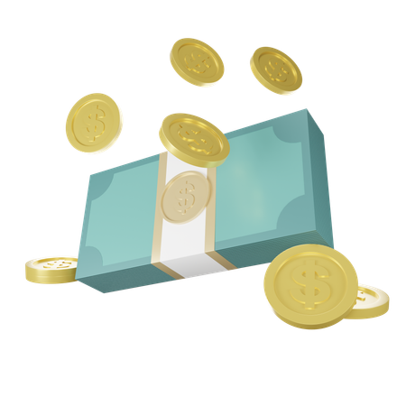 Pile of Money  3D Icon