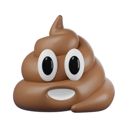 Pile Of Poo Emoji  3D Icon