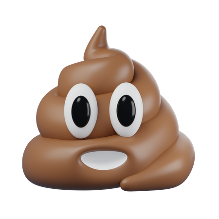 Pile Of Poo Emoji  3D Icon