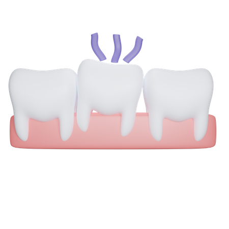Pile Of Teeth  3D Icon