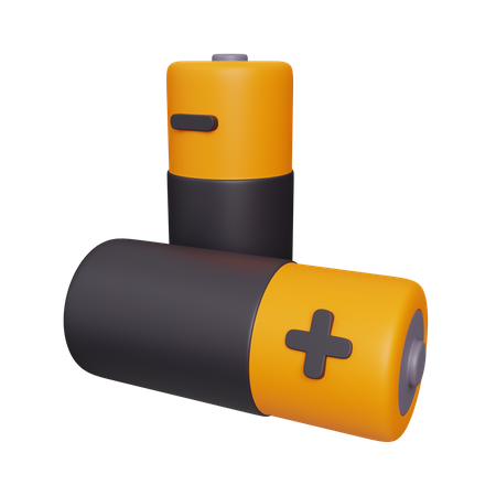 Batteries  3D Icon