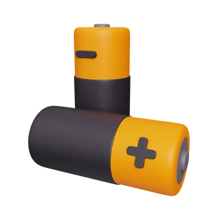 Batteries  3D Icon