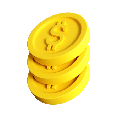 Piles de dollars  3D Icon