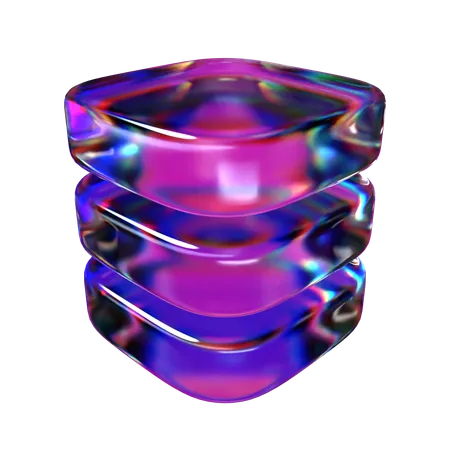 Pilha  3D Icon