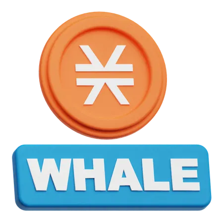 Pilhas de baleias  3D Icon