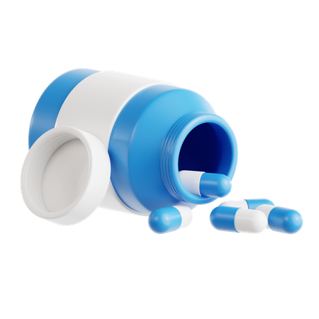 Pill bottle  3D Icon