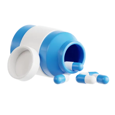 Pill bottle  3D Icon